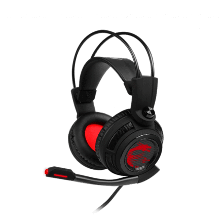 MSI MSI DS502 Gaming Headset, Wired, Black/Red | MSI | DS502 | Wired | Gaming Headset | N/A DS502 GAMING Headset