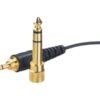 Beyerdynamic Beyerdynamic | 3.0 m Connecting Cable for DT 100 Series | K 100.07 | Mini-jack 3.5 mm and ¼“ adapter 6.35 mm | Black 482153