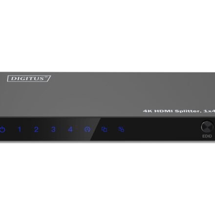 Digitus Digitus 4K HDMI Splitter, 1x4 | DS-55337 | Black DS-55337