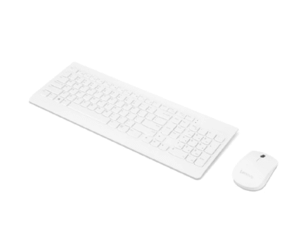 Lenovo Lenovo | Wireless Combo Keyboard & Mouse | 510 | White | Keyboard and Mouse Combo | 2.4 GHz Wireless via Nano USB | Batteries included | English | White GX30W75336
