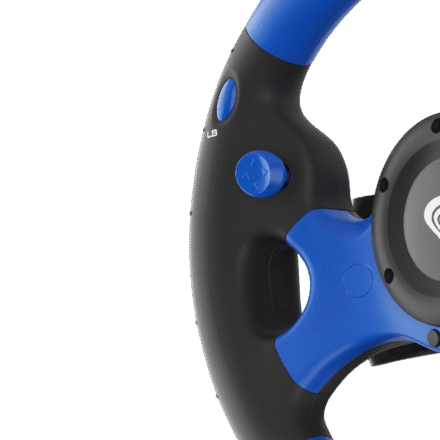 Genesis Genesis | Driving Wheel | Seaborg 350 | Blue/Black | Game racing wheel NGK-1566