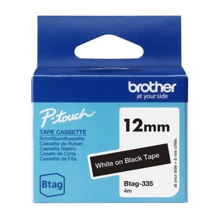 Brother Brother BTAG-335 | White on Black | Btag BTAG335