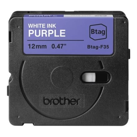 Brother Brother BTAG-F35 | White on Purple | Btag BTAGF35