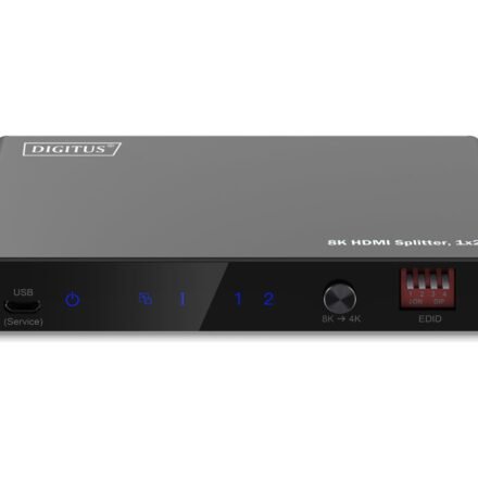 Digitus Digitus 8K HDMI Splitter, 1x2 | DS-55339 | Black DS-55339