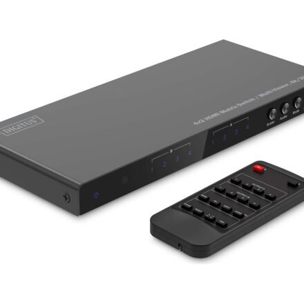 Digitus Digitus 4x2 HDMI Matrix Switch/Multi-Viewer, 4K/30Hz | DS-55345 | Black DS-55345