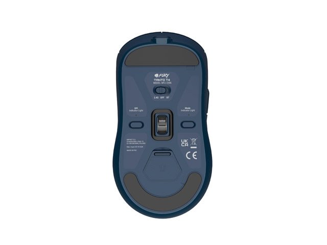 Fury Fury Gaming Mouse | Tanto T4 | Wired/Wireless | 2.4 GHz, Bluetooth, USB | Blue NFU-2206