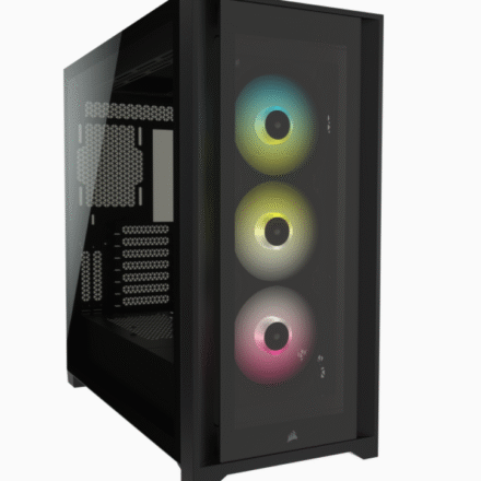 Corsair Corsair | RGB Computer Case | iCUE 5000X | Side window | Black | ATX | Power supply included No | ATX CC-9011212-WW