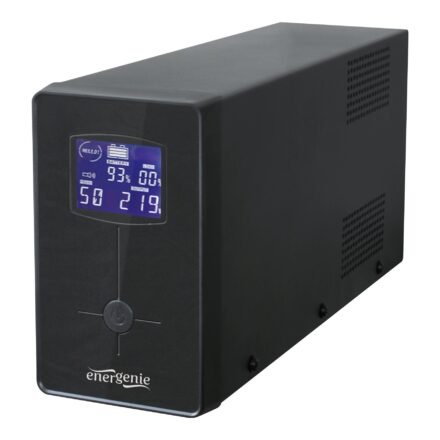 EnerGenie EnerGenie UPS with USB and LCD display, Black | EG-UPS-034 | 1500 VA | 900 W EG-UPS-034