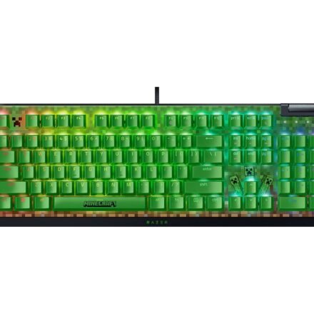 Razer Razer BlackWidow V4 X | Gaming keyboard | Wired | US | Minecraft Edition | Razer Green Mechanical Switches (Clicky) RZ03-04704100-R3M1