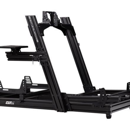 Next Level Racing Next Level Racing | Aluminum | Racing Simulator Cockpit | GTElite Front and Side Mount Edition | Black NLR-E023