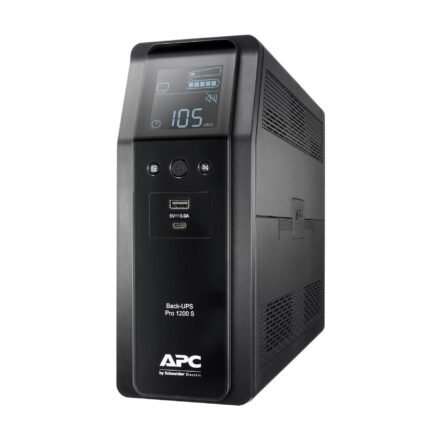 Schneider Electric APC Back UPS Pro BR 1200VA, Sinewave,8 Outlets, AVR, LCD interface | Schneider Electric BR1200SI