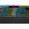 Corsair Corsair | Mechanical Gaming Keyboard | K100 RGB Optical | Wired | Mechanical Gaming Keyboard | US | Black/Red CH-912A01A-NA