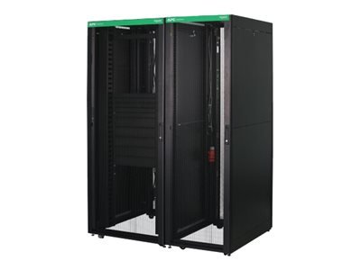 Schneider Electric APC Easy Rack 600mm/48U/1200mm with Roof, Side panel,castors,feet and 4 Brackets, No Bottom, black | Schneider Electric ER6822