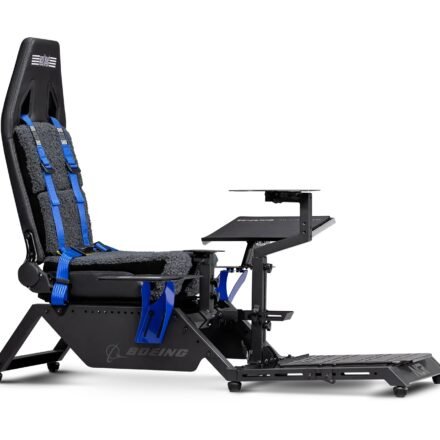 Next Level Racing Next Level Racing Boeing Commercial Edition Flight Simulator | Blue highlights NLR-S027