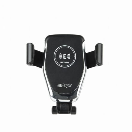 EnerGenie EnerGenie | EG-TA-CHAV-QI10-01 | Car smartphone holder with wireless charger | Built-in charger | Universal smartphone car holder with built-in wireless Qi fast charger, 10 W fast wireless Qi charging function to charge your phone while driving, Practical auto-lock system, suitable for use with phones from 65 to 85 mm wide, Rotating/tilting phone holder with secure fixation on almost any air vent | 77 g EG-TA-CHAV-QI10-01