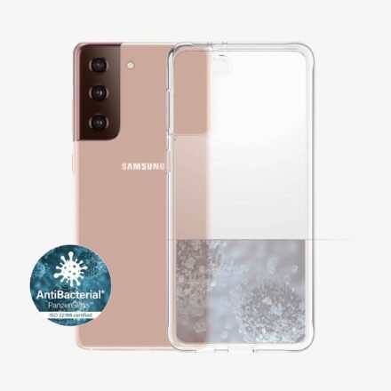 PanzerGlass PanzerGlass | ClearCase | Case | Samsung | Galaxy S21+ Series | Thermoplastic polyurethane (TPU) | Clear | Anti yellow; Scratch resistant; Anti greasy; Anti Ageing; AntiBacterial 0259