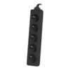 Lanberg Lanberg Cable Power Strip, 5X French Outlets Quality-Grade Copper, 1.5 m | PS0-05E-0150-BK PS0-05E-0150-BK