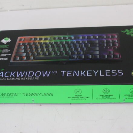 Razer SALE OUT. Razer BlackWidow V3 Tenkeyless (Green Switch) Gaming Keyboard, Nordic layout, Wired, Black | Razer BlackWidow V3 | Black | Gaming keyboard | Wired | RGB LED light | NORD | UNPACKED RZ03-03490600-R3N1SO
