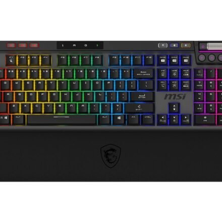 MSI MSI STRIKE PRO WIRELESS | Gaming keyboard | Wireless | US | Black | 2.4 GHz Wireless, Bluetooth, USB 2.0 | Kailh Midnight Pro Silent Tactile STRIKE PRO W SILENT US
