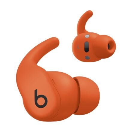 Beats Powerbeats Fit - Wireless Noise-Cancelling Workout Earbuds with Ultimate Secure Fit - Spark Orange | Beats ME2M4ZM/A