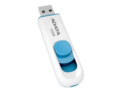 ADATA ADATA | C008 | 32 GB | USB 2.0 | White/Blue AC008-32G-RWE