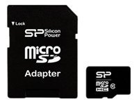 Silicon Power Silicon Power | 8 GB | MicroSDHC | Flash memory class 10 | SD adapter SP008GBSTH010V10SP