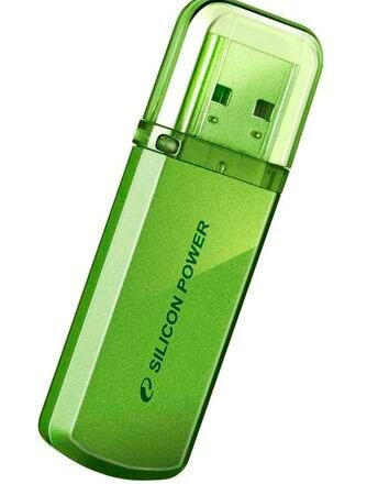 Silicon Power Silicon Power | Helios 101 | 8 GB | USB 2.0 | Green SP008GBUF2101V1N