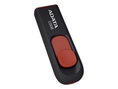 ADATA ADATA | C008 | 64 GB | USB 2.0 | Black/Red AC008-64G-RKD