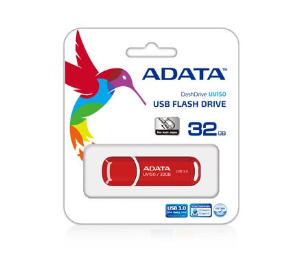 ADATA ADATA | UV150 | 32 GB | USB 3.0 | Red AUV150-32G-RRD