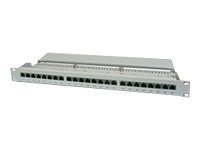 Digitus Digitus | Patch Panel | DN-91524S | White | Category: CAT 5e; Ports: 24 x RJ45; Retention strength: 7.7 kg; Insertion force: 30N max | 48.2 x 4.4 x 10.9 cm DN-91524S