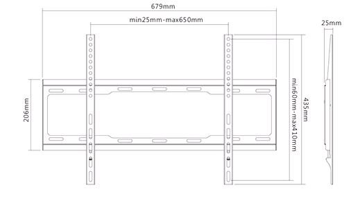 Sunne Sunne | Wall mount | 37-70-EF | Fixed | 37-70 " | Maximum weight (capacity) 40 kg | Black 37-70-EF