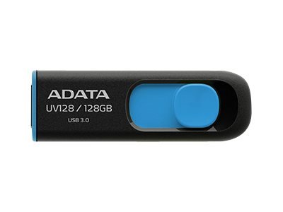 ADATA ADATA | UV128 | 128 GB | USB 3.0 | Black/Blue AUV128-128G-RBE