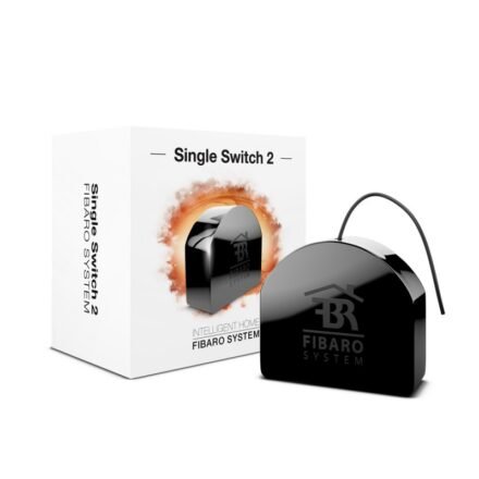 Fibaro Fibaro | Single Switch 2 | Z-Wave | Black FGS-213 ZW5 EU