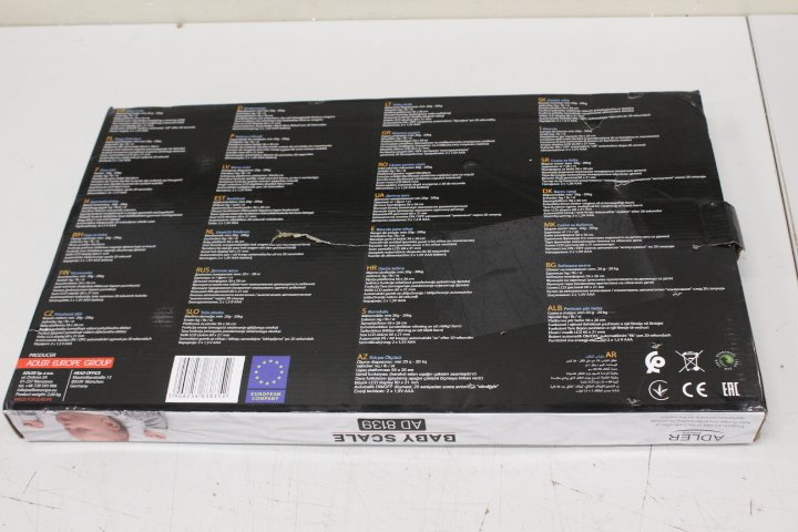 Adler SALE OUT. Adler AD 8139 Child Scale | Adler | Adler AD 8139 | DAMAGED PACKAGING | Auto power off | Maximum weight (capacity) 20 kg | Baby platform 56 x 26 cm AD 8139SO