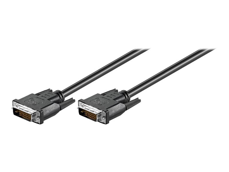 Goobay Goobay | DVI-D FullHD cable Dual Link, nickel plated | DVI-D male Dual-Link (24+1 pin) | DVI-D male Dual-Link (24+1 pin) | DVI to DVI | 1.8 m 93573