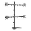 Logilink Logilink BP0046 Quad Monitor Desk Stand 13"-32'' | Logilink | Desk Mount | BP0046 | 13-32 " | Maximum weight (capacity) Carrying capacity of each arm: Max. 8 kg kg | Black BP0046