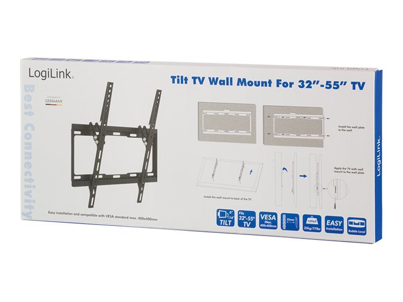 Logilink Logilink BP0012 TV Wall mount, 32–55", tilt -14°, 25 mm BP0012