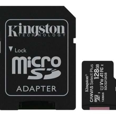 Kingston Kingston | Canvas Select Plus | UHS-I | 128 GB | MicroSDXC | Flash memory class 10 | SD Adapter SDCS2/128GB