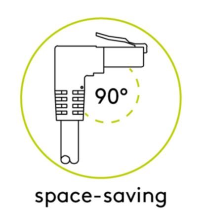 Goobay Goobay | Patch Cable | 51519 | RJ-45 | RJ-45 90° 51519