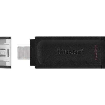 Kingston Kingston | DataTraveler 70 | 64 GB | USB-C | Black DT70/64GB