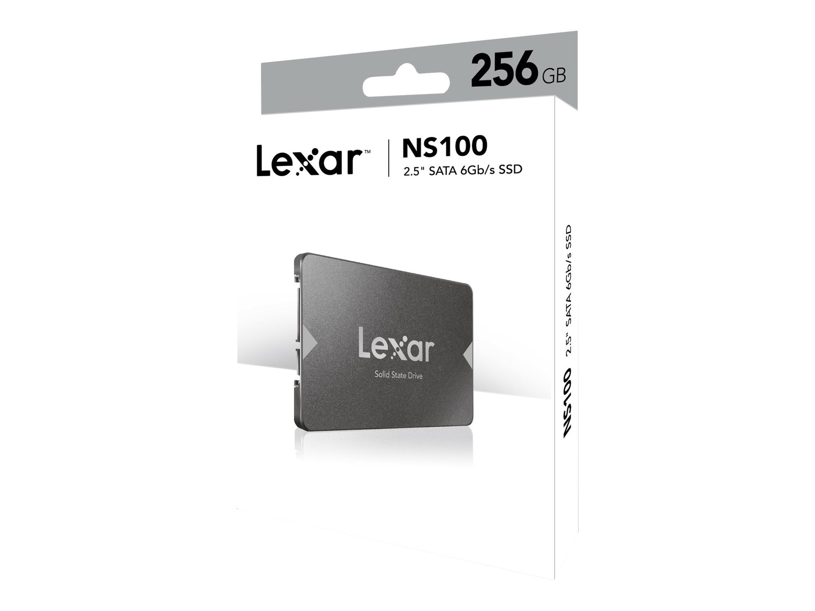Lexar Lexar | NS100 | 256 GB | SSD form factor 2.5" | Solid-state drive interface SATA III | Read speed 520 MB/s | Write speed 510 MB/s LNS100-256RB