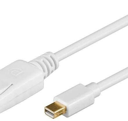 Goobay Goobay | Mini DisplayPort adapter cable 1.2 | 52858 | Mini DisplayPort plug | DisplayPort plug | 1 m | Gold-Plated connectors 52858