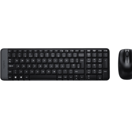 Logitech Logitech | Combo Wireless Keyboard and Mouse | MK220 | Keyboard and Mouse | Wireless | Mouse included | US | Black | N/A 920-003161