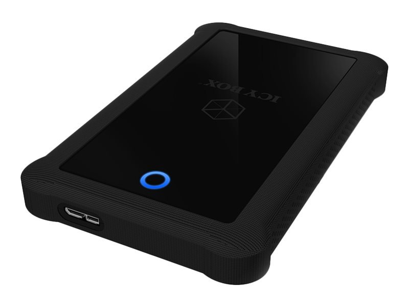 Raidsonic Raidsonic | ICY BOX | IB-233U3-B External enclosure for 2.5" SATA HDD/SSD with USB 3.0 interface and silicone protection sleeve | SATA I, II, III | USB 3.0 | 2.5" IB-233U3-B