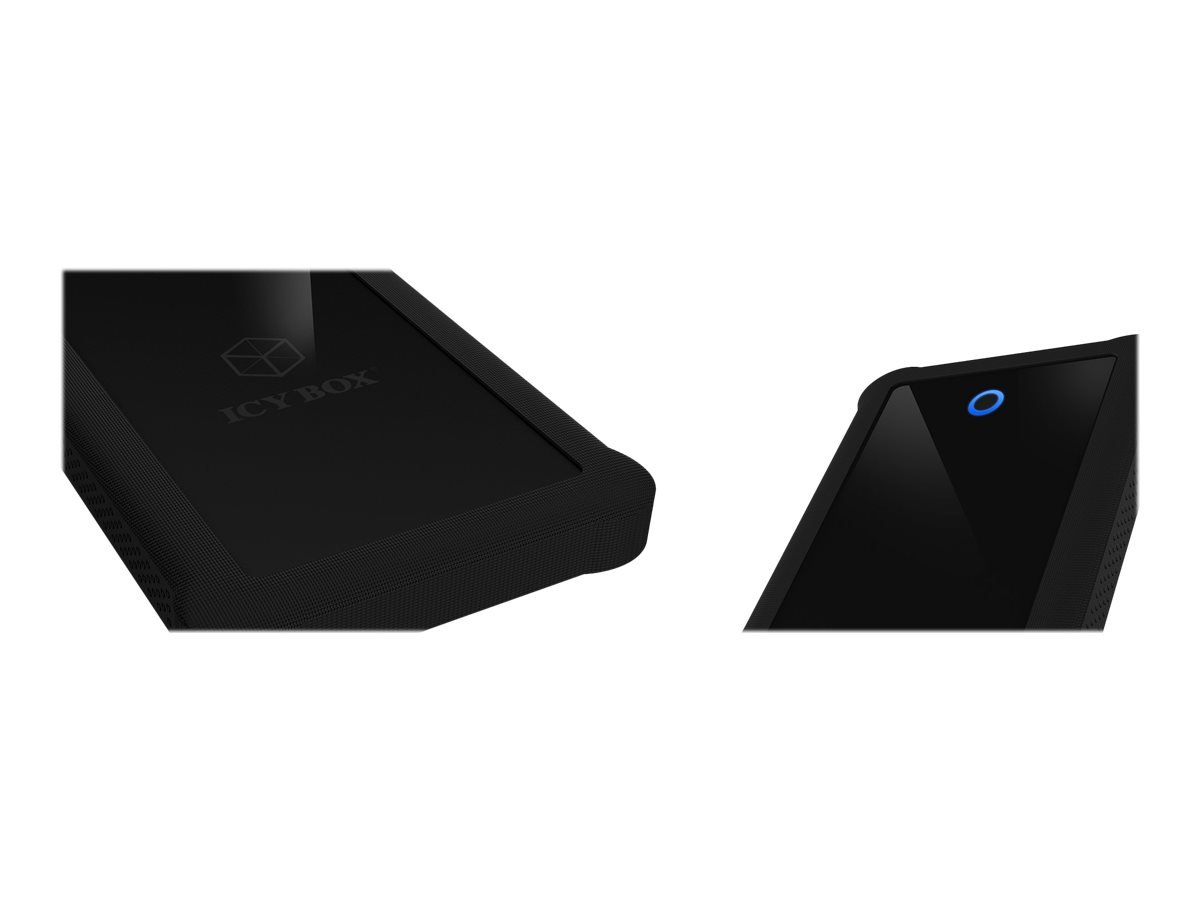 Raidsonic Raidsonic | ICY BOX | IB-233U3-B External enclosure for 2.5" SATA HDD/SSD with USB 3.0 interface and silicone protection sleeve | SATA I, II, III | USB 3.0 | 2.5" IB-233U3-B