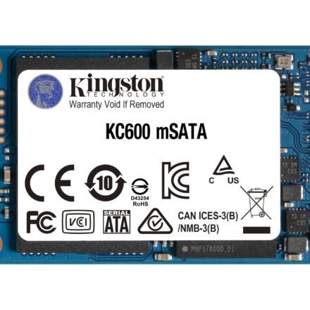 Kingston Kingston | KC600 | 512 GB | Solid-state drive interface mSATA | Read speed 550 MB/s | Write speed 520 MB/s SKC600MS/512G