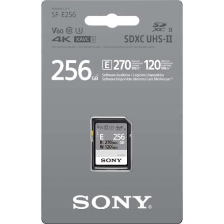 Sony Sony | SF-E Series UHS-II SDXC Memory Card | SF-E256 | 256 GB | SDXC | Flash memory class 10 SFE256.AE