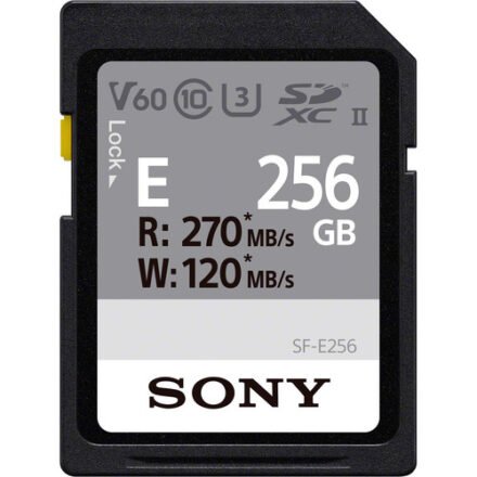 Sony Sony | SF-E Series UHS-II SDXC Memory Card | SF-E256 | 256 GB | SDXC | Flash memory class 10 SFE256.AE