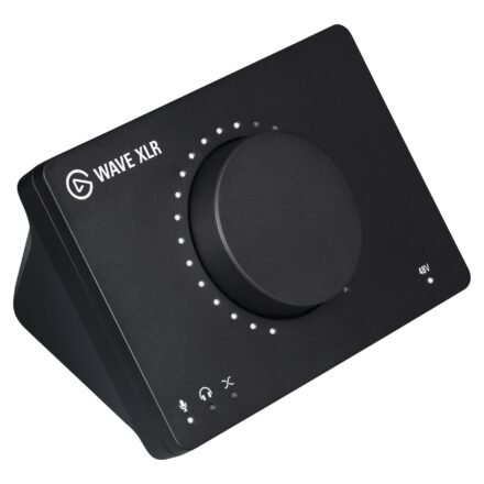 Elgato Elgato | Wave XLR | USB-C 3.0 | A compact USB interface that gives your mic superpowers, Wave XLR features proprietary anti-distortion technology, swappable design components, and integration with custom mixing software | Black 10MAG9901