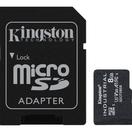 Kingston Kingston | UHS-I | 8 GB | microSDHC/SDXC Industrial Card | Flash memory class Class 10, UHS-I, U3, V30, A1 | SD Adapter SDCIT2/8GB
